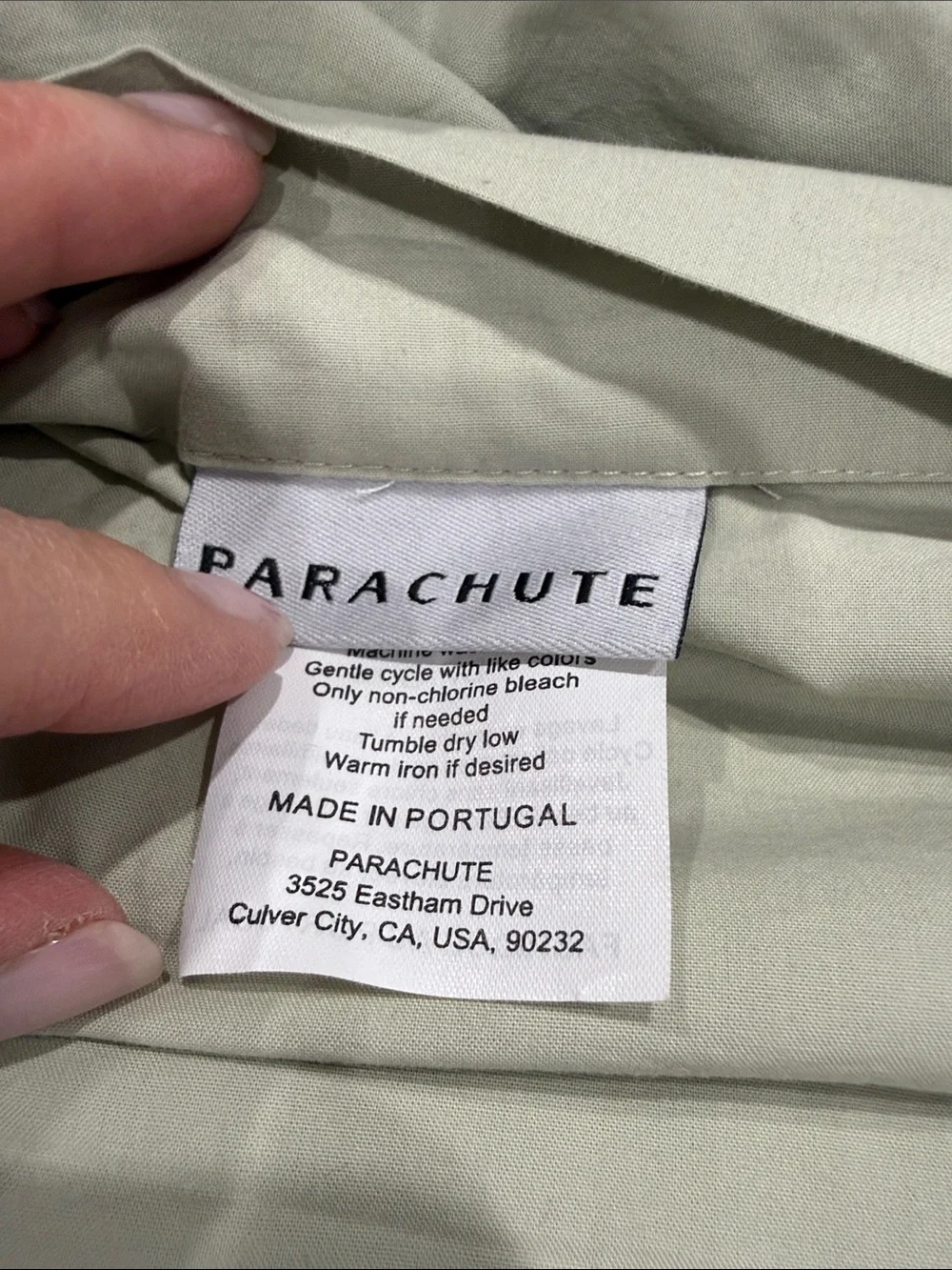 Parachute NWT Percale Duvet Cover Full\Queen $240 MSRP